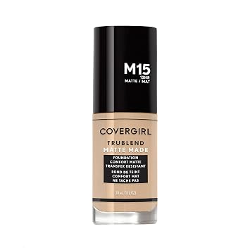 COVERGIRL TruBlend Base líquida mate color beige pulido, 1 onza líquida (paquete de 1)