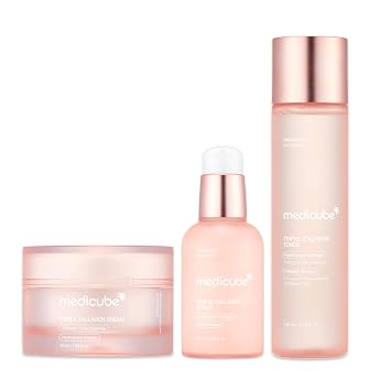 medicube Triple Collagen Bounce Trio - Tónico de colágeno triple, suero y