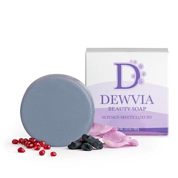 Barra de jabón facial 4 en 1, barra de limpieza facial coreana para el cuidado de la piel con niacinamida, carbón, miel, aceite de oliva y ácido hialurónico, jabón limpiador facial diario suave