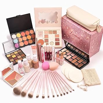 Kit de maquillaje todo en uno para mujeres y principiantes, juego de