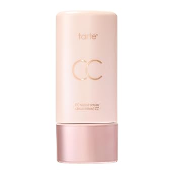 tarte Suero tintado CC: suero teñido corrector de color con tecnología Adaptisphere que cambia de color, cobertura ligera, maquillaje sin maquillaje, impermeable, uso de 16 horas, vegano y libre de