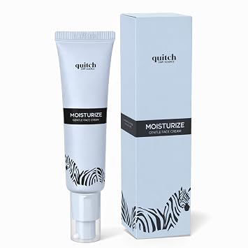 quitch Crema hidratante de ciencia de la piel para adolescentes, sin fragancia, hidratante facial diario para pieles sensibles, hidratación ligera coreana para el cuidado de la piel