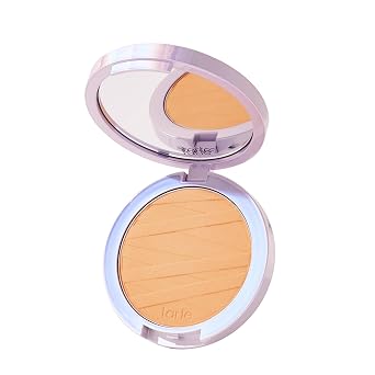 tarte face tape polvo compacto – Polvo impermeable de cobertura media con ácido hialurónico, hongo de nieve y péptidos para suavizar y fijar el maquillaje, ligero, vegano y libre de crueldad
