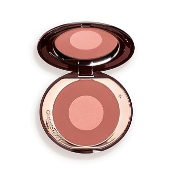 Charlotte Tilbury Rubor en polvo Cheek to Chic - Maquillaje de mejillas de dos tonos con un acabado radiante y luminoso - Color para construir que suaviza, pule y mezcla para un brillo que refleje la