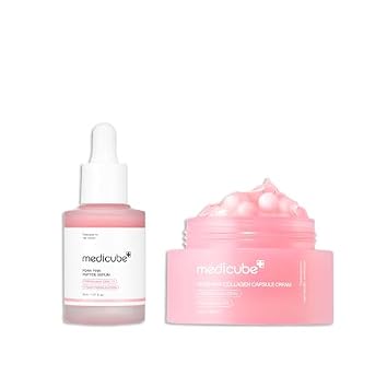 medicube Salmon DNA Renewal Duo - PDRN suero peptídico y crema cápsula PDRN