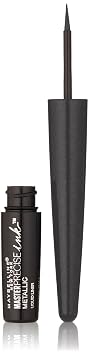 Maybelline New York Master Precise Ink Metallic Liquid Liner, Black Comet, 0.06 onzas líquidas