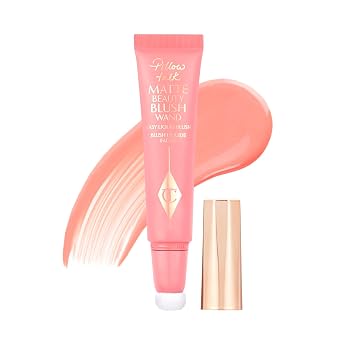 Charlotte Tilbury Pillow Talk Beauty Light Wand - Resaltador líquido de maquillaje – Resaltador de enfoque suave y rubor para mejillas – Perlado y acabado radiante sin peso