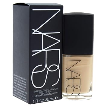 Base de maquillaje Sheer Glow Foundation, NARS, Punjab/Medium, 1 onza