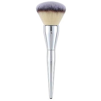 Brocha de base grande para polvo Pressd, cepillo de maquillaje sintético esponjoso de alta calidad, perfecto para mezclar pulido con polvo suelto, base líquida, cobertura completa
