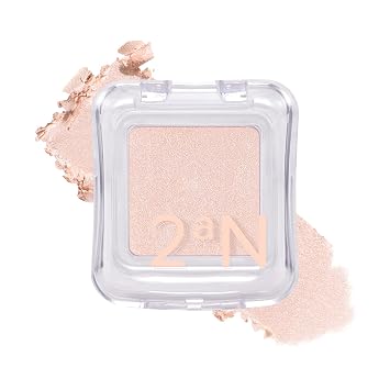 2aN Pure Glass Highlighter ND01 Shell - Iluminador de polvo brillante similar al vidrio para un brillo natural y radiante | Fórmula construible, duradera y ligera (0.8 onzas)
