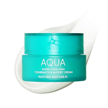 Nature Republic Crema acuosa combinada Super Aqua Max, 2.7 fl oz (80 ml)