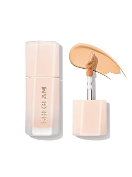 SHEGLAM Hideaway Corrector líquido de cobertura completa para un acabado cremoso hidratante, color nude