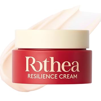 Rothea Crema de resiliencia, antienvejecimiento con Bakuchiol 10,000 ppm (alternativa natural al retinol), hidratante facial, crema para el cuello con colágeno, ceramidas, péptidos, niacinamida, cuidado de la piel coreano, 0.5 oz