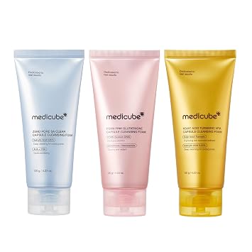 medicube Trío limpiador de espuma cápsula