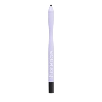 florence by mills What My Line? Delineador de ojos de larga duración, acción (negro), 0.008 oz/ 0.24 g