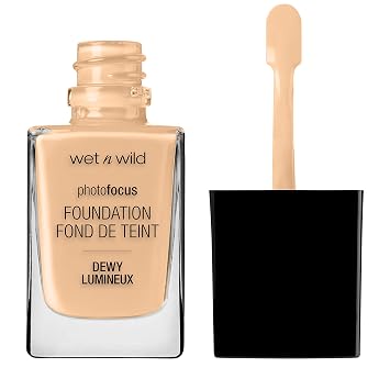 wet n wild - Maquillaje base líquida con enfoque fotográfico, beige suave (el empaque puede variar)