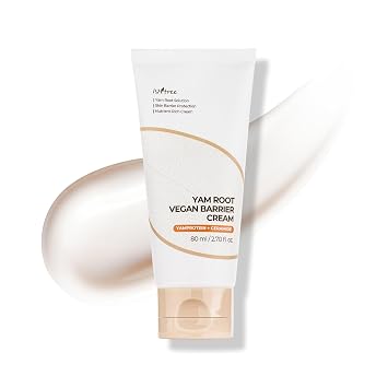 IsNtree Crema de barrera vegana de raíz de ñame 2.7 fl oz 2.70 onzas líquidas - Hidratante de alta densidad | Hidratación profunda y cuidado de la barrera de humedad | Crema rica en capas | Complejo