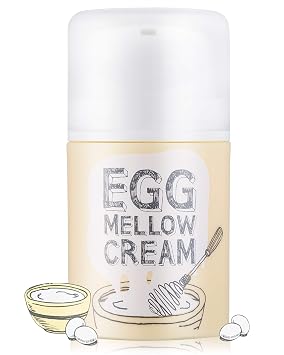 Too Cool For School | Crema suave de huevo todo en uno 1.76 oz | Crema facial antienvejecimiento | Hidratante reafirmante antiarrugas | 98% fibra de colágeno puro