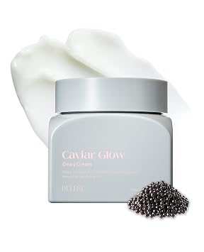 Caviar Glow Dewy Cream, hidratante facial coreano, crema antienvejecimiento