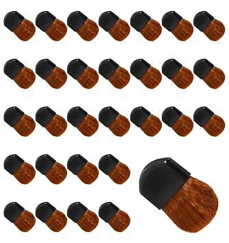 30 pinceles desechables para rubor, pequeños pinceles de maquillaje