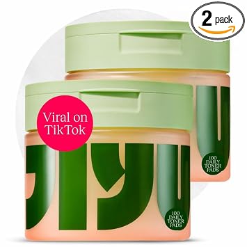 JIYU Almohadillas de esmalte tonificante – Cuidado de la piel coreano para manchas oscuras, arrugas y piel opaca – Tratamiento facial hidratante con mucina de caracol, niacinamida, péptidos y centella
