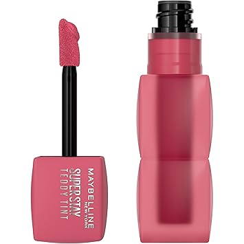 MAYBELLINE Super Stay Teddy Lip Tint, lápiz labial mate de larga duración para hasta 12 horas de uso, Endgame, 1 unidad