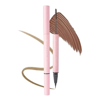 Kara Beauty Brow Sculptor - Lápiz de cejas de doble punta y gel tintado para cabello preciso como trazos y tinte natural de cejas, lápiz de maquillaje de cejas de larga duración con gel para dar forma