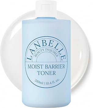 Lanbelle Tónico de barrera húmeda, hidratación profunda con ácido nano hialurónico, suaviza y calma la textura de la piel, cuidado de la piel coreano, 10.4 onzas líquidas / 10.5 fl oz