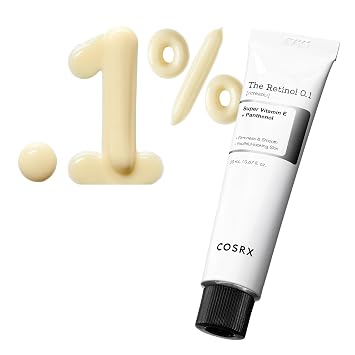 COSRX Retinol 0.1% Crema, Crema antienvejecimiento para ojos y cuello (0.67