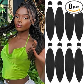 Cabello trenzado preestirado de 12 pulgadas para trenzas, textura suave