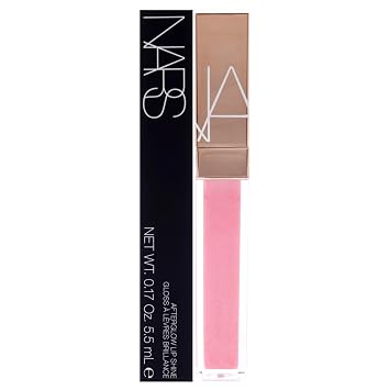 Afterglow Lip Shine - Cool Pink por NARS para mujer, brillo de labios de 0.17 onzas