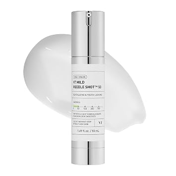 VT COSMETICS CICA Reedle Shot 50, Suero de Microagujas de Espícula para el Cuidado de los Poros y Exfoliación, Exosoma, Centella Asiática para Piel de Vidrio, Textura Suave, Potenciador de Piel