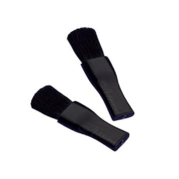 APPEARUS Cepillo desechable para rubor de pelo de cabra – Envuelto individualmente, 25 unidades – Aplicador de polvo de un solo uso para probadores minoristas, salón de belleza y uso esteticista