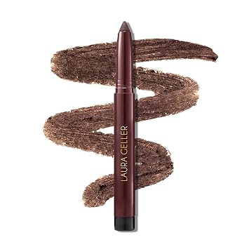 LAURA GELLER NEW YORK Lápiz Delineador de Ojos Kajal Longwear Kohl con Cafeína, Maquillaje Suave y Difuminable, Cuarzo Ahumado