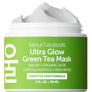 SeoulCeuticals Mascarilla coreana del té verde del cuidado de la piel para