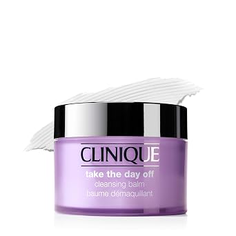 Clinique Take The Day Off Cleansing Balm Makeup Remover | Dissolves Face + Eye Makeup and Sunscreen | For All Skin Types