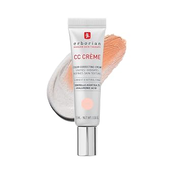 Erborian CC Cream, Color-Correct, Evens Tone, Korean Skincare Makeup Hybrid