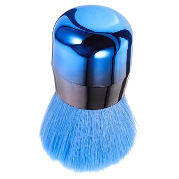 Baluue 1 cepillo de maquillaje verde oliva, aplicador de sombreado de cabeza de hongo suave para colorete y suministros de maquillaje