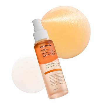 Genabelle PDRN Dual Vitality Serum Mist – Bruma facial hidratante con niacinamida, colágeno, mezcla de ácido hialurónico y péptidos – Aerosol ligero coreano para el cuidado de la piel, piel de vidrio