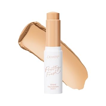 ColourPop Pretty Fresh - Base de maquillaje tintada en barra – Base de bálsamo a crema con cobertura ligera a media – Infundida con ácido hialurónico hidratante, péptidos y niacinamida – Light 8 (0.29 onzas)