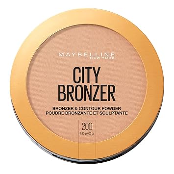 Maybelline Polvo de maquillaje bronceador New York City, polvo bronceador y de contorno, 200, 0.32 oz.