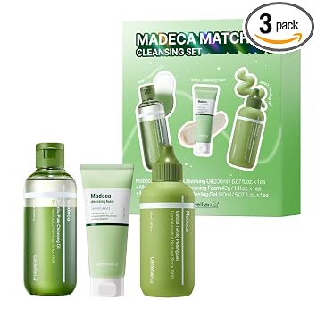 CENTELLIAN 24 Madeca Matcha - Set de limpieza - Gel pelador, aceite y