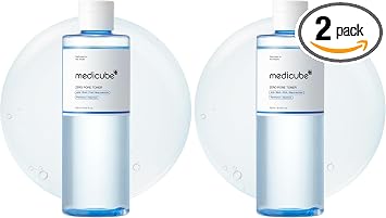 medicube Tónico exfoliante e hidratante Zero Pore (paquete de 2)