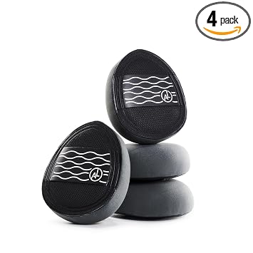 ALBEAUT Cloud Mini Cushion Puff, 4 aplicadores de detalle de lágrima de