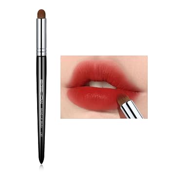 Cepillo de Labios, EIGSHOW Cepillo Difuminador de Labios Cabeza Redonda para Brillo Labial, Aplicador de Maquillaje Multiusos para Mezclar, Reutilizable (L307)