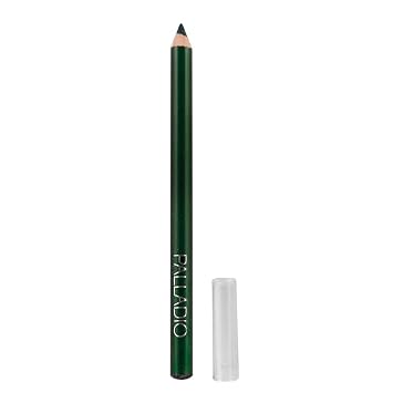 Palladio Lápiz delineador de ojos con purpurina de larga duración, lápiz cosmético cremoso, delineador de ojos brillante, punta suave como la mantequilla, maquillaje profesional, lápiz brillante, afilable, brillo esmeralda, 1 unidad (GP05)