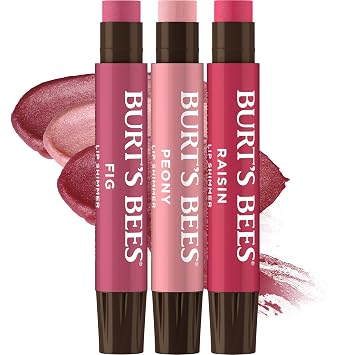 Burt's Bees Lip Shimmer Nude Collection, bálsamo labial tintado, 0.09 onzas