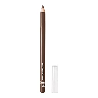 e.l.f. Cream Glide Lip Liner, lápiz altamente pigmentado para dar forma y esculpir labios, acabado semimate, vegano y libre de crueldad animal