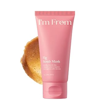 I'm From Mascarilla exfoliante de higo, exfoliante diario suave para todo tipo de piel, cuidado de la piel coreano 2.37fl.oz