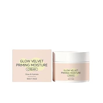 Glow Velvet - Crema hidratante para imprimación de poros y maquillaje, cuidado coreano de la piel para toda la piel